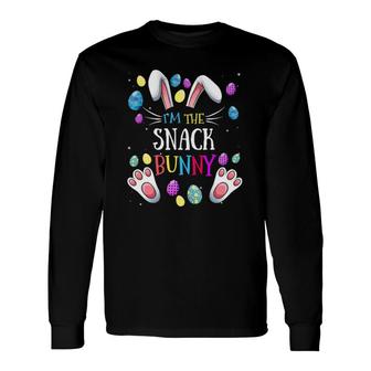 I'm The Snack Bunny Matching Easter Party Long Sleeve T-Shirt T-Shirt | Mazezy