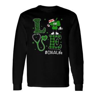 Irish Nurse St Patricks Day Love Cna Nurse Life Long Sleeve T-Shirt T-Shirt | Mazezy