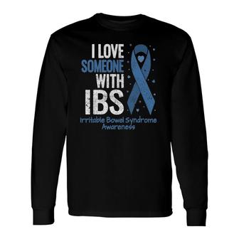 Irritable Bowel Syndrome I Love Someone With Ibs Retro Long Sleeve T-Shirt T-Shirt | Mazezy UK