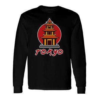Japan Tokyo For And Tokyo Pagoda Long Sleeve T-Shirt | Mazezy