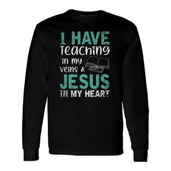 Jesus Christ God Savor Christian Teacher Jesus Long Sleeve T-Shirt T-Shirt | Mazezy