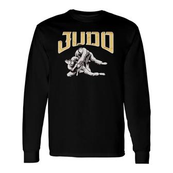 Judo Self Defense Sport Martial Art Long Sleeve T-Shirt T-Shirt | Mazezy