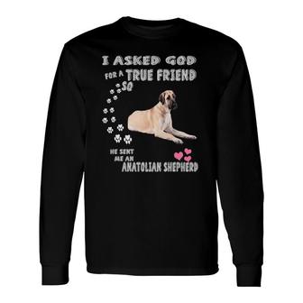 Kangal Dog Mom Dad Costume, Pet Quote Anatolian Shepherd Long Sleeve T-Shirt T-Shirt | Mazezy