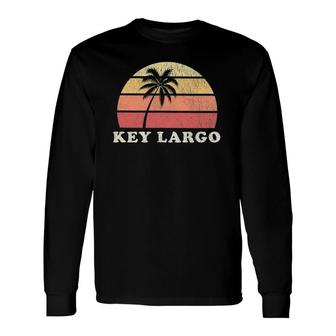 Key Largo Fl Vintage 70S Retro Throwback Long Sleeve T-Shirt T-Shirt | Mazezy UK