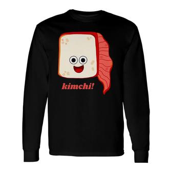 Kimchi Korean Food Cute Cartoon Long Sleeve T-Shirt T-Shirt | Mazezy