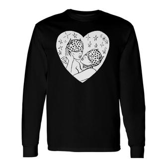 Kissing In Heart Shape Long Sleeve T-Shirt T-Shirt | Mazezy DE
