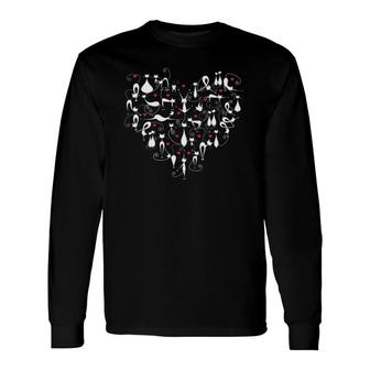 Kitty Quote Happy Meowentine's Day Valentine's Day Cat Long Sleeve T-Shirt T-Shirt | Mazezy