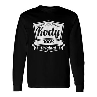 Kody Kody Personalized Name Birthday Long Sleeve T-Shirt - Seseable