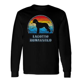 Lagotto Romagnolo Vintage Dog Long Sleeve T-Shirt | Mazezy