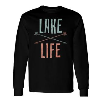 Lake Life Vintage Arrows Summer Long Sleeve T-Shirt T-Shirt | Mazezy