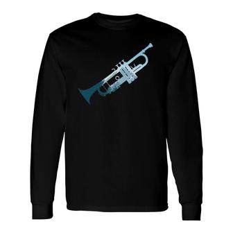 Landscape Trumpet Instrument For Trumpeter Long Sleeve T-Shirt T-Shirt | Mazezy