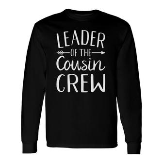 Leader Of The Cousin Crew V-Neck Long Sleeve T-Shirt T-Shirt | Mazezy