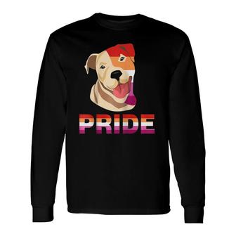 Lgbt Labrador Retriever Dog Lesbian Rainbow Pride Support Raglan Baseball Tee Long Sleeve T-Shirt T-Shirt | Mazezy