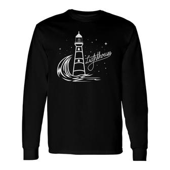 Lighthouse Long Sleeve T-Shirt | Mazezy