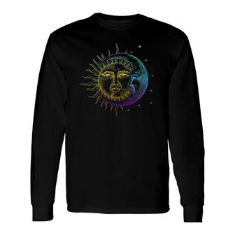 Live By The Sun Love By The Moon Spirituality Bohemian Long Sleeve T-Shirt | Mazezy