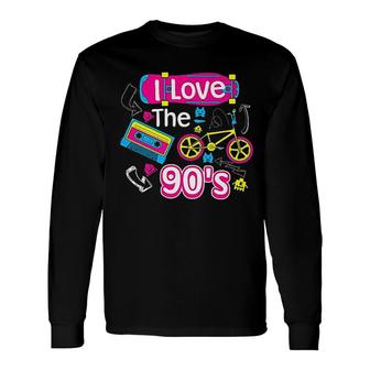 I Love The 90s Cute Fancy Millennials Long Sleeve T-Shirt - Thegiftio UK