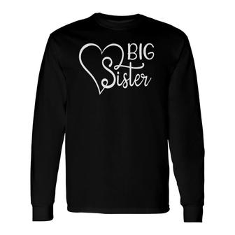 Love My Big Sis Cute Big Sister Long Sleeve T-Shirt T-Shirt | Mazezy DE
