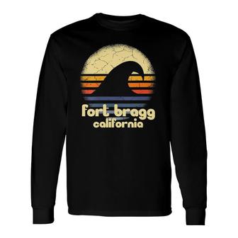 I Love Fort Bragg Beach California Ocean Wave Ca V-Neck Long Sleeve T-Shirt T-Shirt | Mazezy
