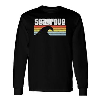 I Love Seagrove Beach Florida Fl Atlantic Ocean Wave Long Sleeve T-Shirt T-Shirt | Mazezy