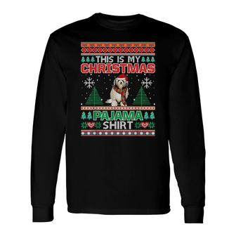 This Is My Lowchen Christmas Pajama Dog Ugly Long Sleeve T-Shirt | Mazezy