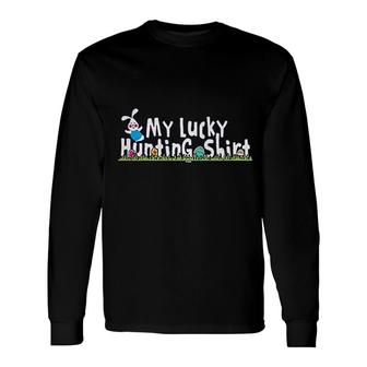 My Lucky Hunting Easter Egg Long Sleeve T-Shirt T-Shirt | Mazezy