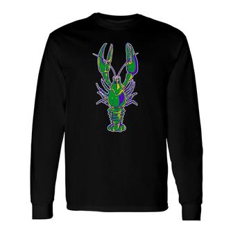 Mardi Gras Louisiana Crawfish Crayfish New Orleans Long Sleeve T-Shirt T-Shirt | Mazezy