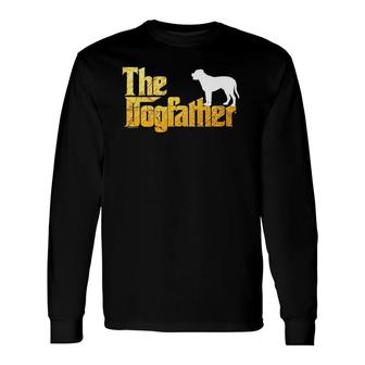 Mastiff Mastiff The Dogfather Long Sleeve T-Shirt T-Shirt | Mazezy