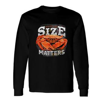 Matters In Maryland Blue Crab Long Sleeve T-Shirt T-Shirt | Mazezy DE