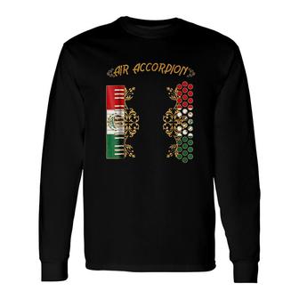 Mexican Air Accordion Summer Vacation Long Sleeve T-Shirt T-Shirt | Mazezy
