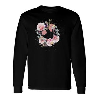 Nail Artist Nail Technician Manicurist Nail Polish Splash Long Sleeve T-Shirt | Mazezy