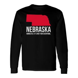 Native Cornhusker State I Love Nebraska Long Sleeve T-Shirt | Mazezy
