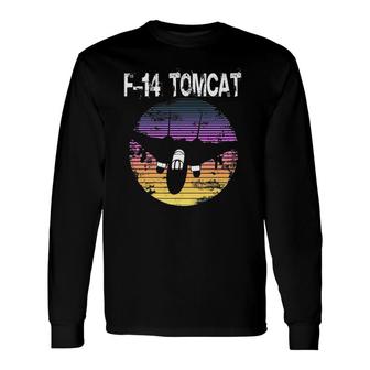 Navy Aircrew Fighter Jet Tomcat F-14 Iyaoyas Long Sleeve T-Shirt T-Shirt | Mazezy