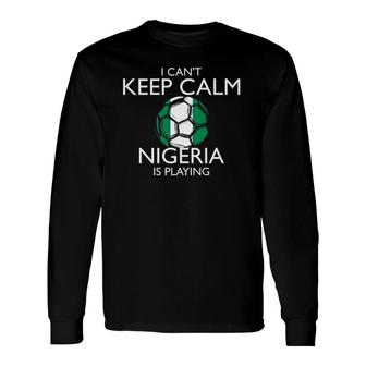 Nigeria Football Jersey 2021 Nigerian Soccer Long Sleeve T-Shirt T-Shirt | Mazezy