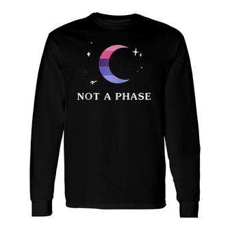 Not A Phase Omnisexual Lgbtq Pride Flag Moon Zip Long Sleeve T-Shirt T-Shirt | Mazezy