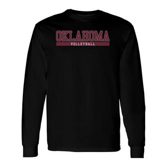 Oklahoma Volleyball Player Team Long Sleeve T-Shirt T-Shirt | Mazezy