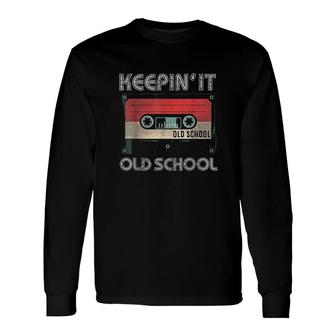 Old School Hip Hop 80s 90s Long Sleeve T-Shirt T-Shirt | Mazezy AU