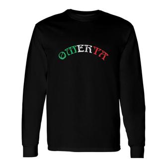Omerta Italian For Any Proud Italian Long Sleeve T-Shirt - Thegiftio UK