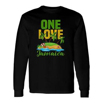 One Love Jamaica Long Sleeve T-Shirt | Mazezy