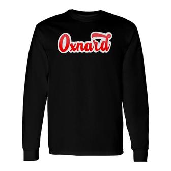 Oxnard California City Travel Teemen Long Sleeve T-Shirt | Mazezy