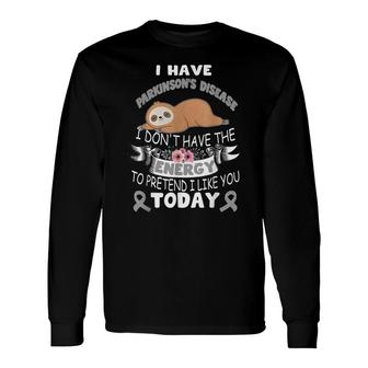 Parkinsons Disease Warrior Awareness Survivor Long Sleeve T-Shirt - Thegiftio