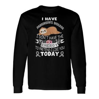 Parkinsons Disease Warrior Awareness Survivor Long Sleeve T-Shirt - Thegiftio UK