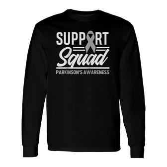 Parkinson's Warrior Support Squad Parkinson's Awareness Raglan Baseball Tee Long Sleeve T-Shirt T-Shirt | Mazezy