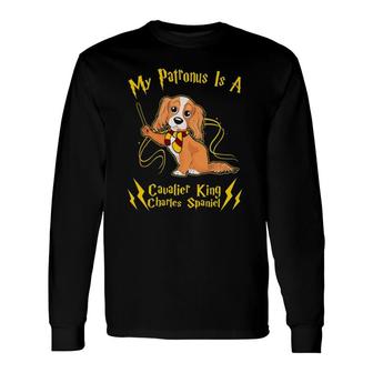My Patronus Is A Cavalier King Charles Spaniel Long Sleeve T-Shirt T-Shirt | Mazezy