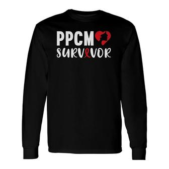 Ppcm Survivor Peripartum Cardiomyopathy Awareness Long Sleeve T-Shirt T-Shirt | Mazezy