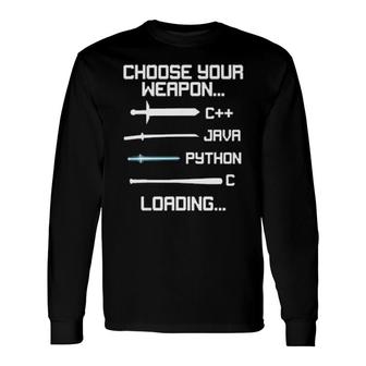 Programmer Geek Java C Programming Long Sleeve T-Shirt T-Shirt | Mazezy