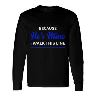 Proud Police Wife Cop Officer Long Sleeve T-Shirt T-Shirt | Mazezy