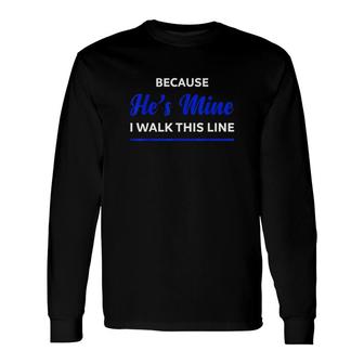 Proud Police Wife Long Sleeve T-Shirt T-Shirt | Mazezy
