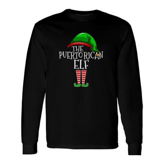 Puerto Rican Elf Long Sleeve T-Shirt | Mazezy