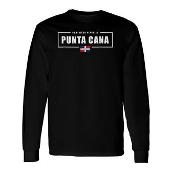 Punta Cana Dominican Republic Long Sleeve T-Shirt T-Shirt | Mazezy