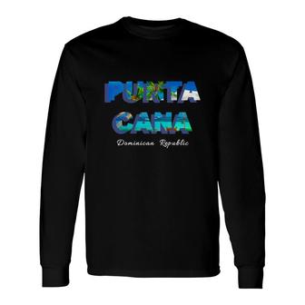 Punta Cana Dominican Republic Souvenir Long Sleeve T-Shirt - Thegiftio UK